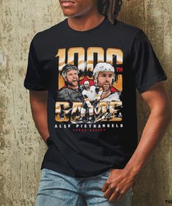 Official Alex Pietrangelo Vegas Golden Knights Hockey 1000th Game signature shirt