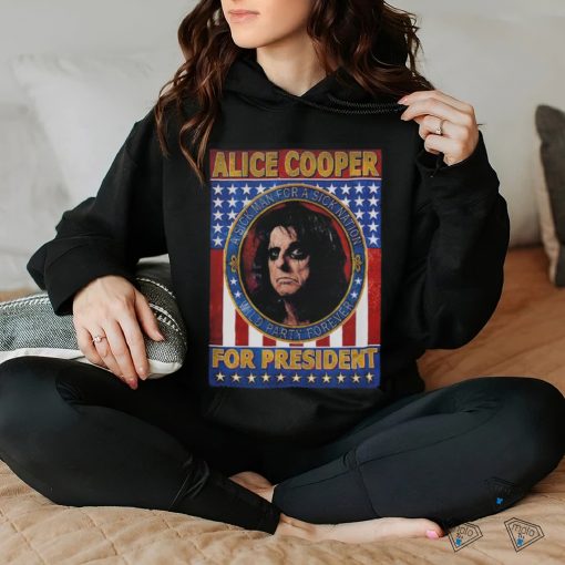 Official Alice Cooper For President T Shirt