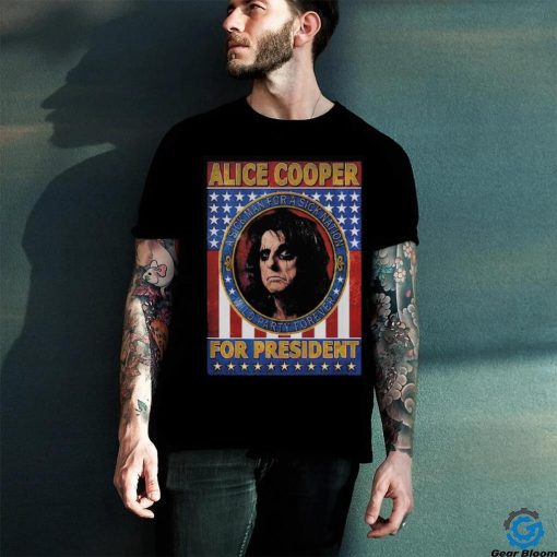 Official Alice Cooper For President T Shirt