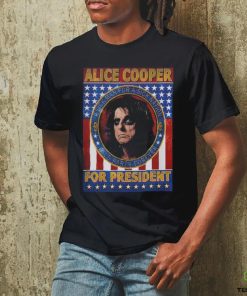 Official Alice Cooper For President T Shirt