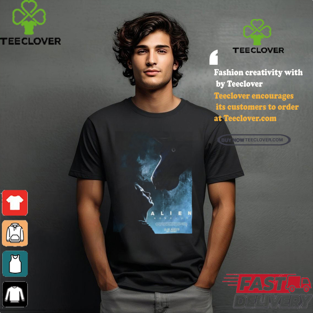 Official Alien Romulus Florence Pugh And Andrew Garfield In John Crowleys We Live In Time Poster shirt Official Alien Romulus Florence Pugh And Andrew Garfield In John Crowleys We Live In Time Poster shirt