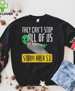 Official Alien They Cant Stop All Of Us Zip Storm Area 51 Shirt hoodie, sweater shirt