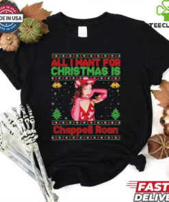 Official All I Want For Christmas Is Chappell Roan T Shirt