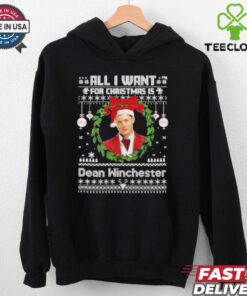 Official All I Want For Christmas Is Dean Winchester T Shirt 2 Official All I Want For Christmas Is Dean Winchester T Shirt