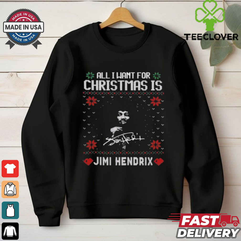 Official All I Want For Christmas Is Jimi Hendrix 2024 Shirt Official All I Want For Christmas Is Jimi Hendrix 2024 Shirt