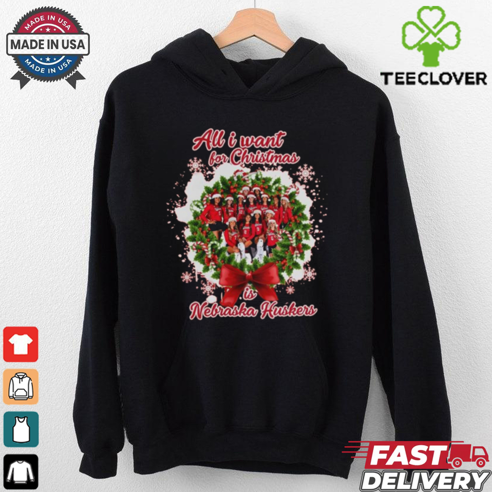 Official All I Want For Christmas Is Nebraska Huskers 2024 Shirt Official All I Want For Christmas Is Nebraska Huskers 2024 Shirt