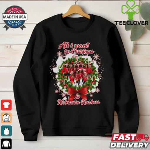 Official All I Want For Christmas Is Nebraska Huskers 2024 Shirt