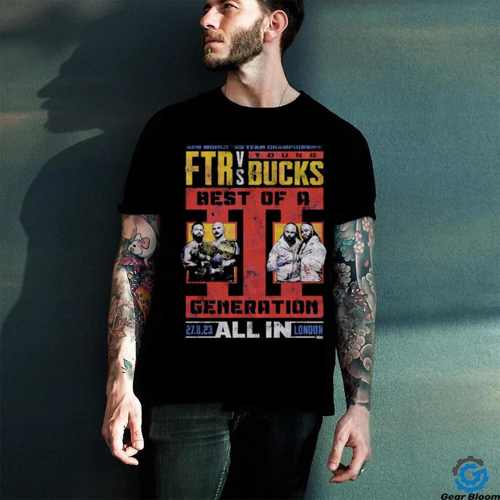 Official All In 2023 Matchup Ftr Vs Young Bucks Shirt Official All In 2023 Matchup Ftr Vs Young Bucks Shirt