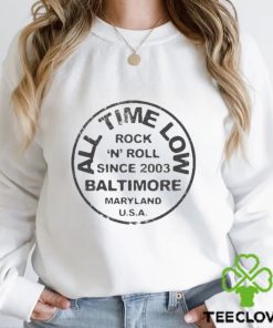Official All Time Low Rock N Roll 2023 Baltimore T Shirt 2 Official All Time Low Rock N Roll 2023 Baltimore T Shirt