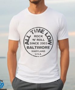 Official All Time Low Rock N Roll 2023 Baltimore T Shirt 3 Official All Time Low Rock N Roll 2023 Baltimore T Shirt