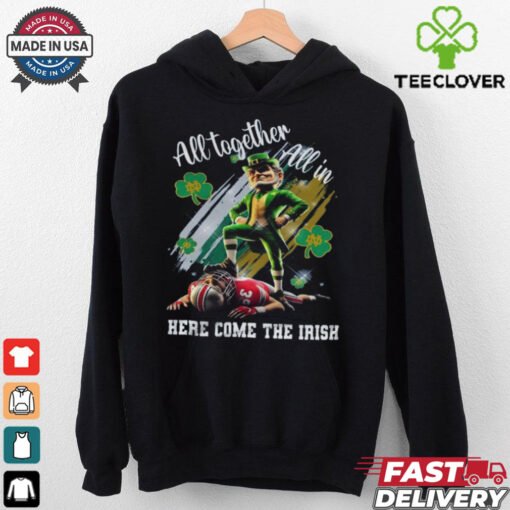 Official All Together Here Come The Irish Beat Buckeyes Shirt