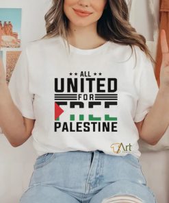 Official All United for Free Palestine T Shirt