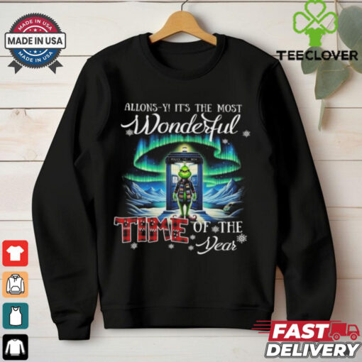 Official Allons Y It’s The Most Wonderful Time Of The Year Grinch Shirt