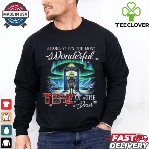 Official Allons Y It’s The Most Wonderful Time Of The Year Grinch Shirt