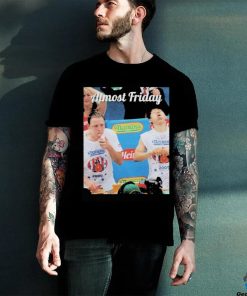 Official Almost Friday Takeru Kobayashi And Joey Chestnut Hot Dog T Shirts