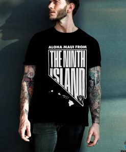 Official Aloha Maui From The Ninth Island Maui Raiders Relief T Shirt