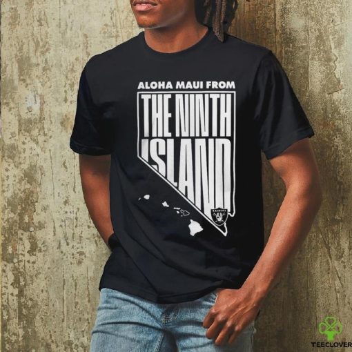 Official Aloha Maui From The Ninth Island Maui Raiders Relief T Shirt