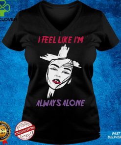 Official Alt Aesthetics I Feel Like Im Always Alone Vampire Girl T Shirt Hoodie, Sweat