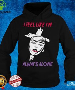 Official Alt Aesthetics I Feel Like Im Always Alone Vampire Girl T Shirt Hoodie, Sweat