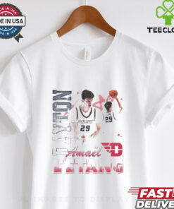 Official Amael L’Etang Dayton Flyers Basketball 90s Graphic T-shirt vintage-inspired design celebrating Amael L’Etang and Dayton Flyers basketball from the 90s era