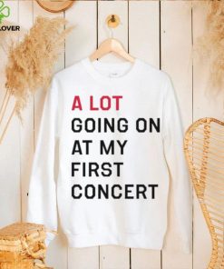 Official Amanda Johnston A Lot Going On At My First Concert Shirt