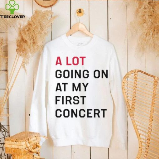 Official Amanda Johnston A Lot Going On At My First Concert Shirt