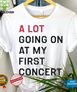 Official Amanda Johnston A Lot Going On At My First Concert Shirt