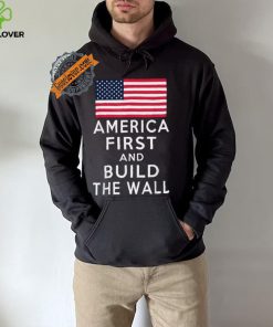Official America Number One Again And Build A Wall T Shirt