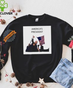 Official AmericaS President Trump Fist In Air T Shirt