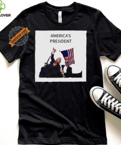 Official AmericaS President Trump Fist In Air T Shirt