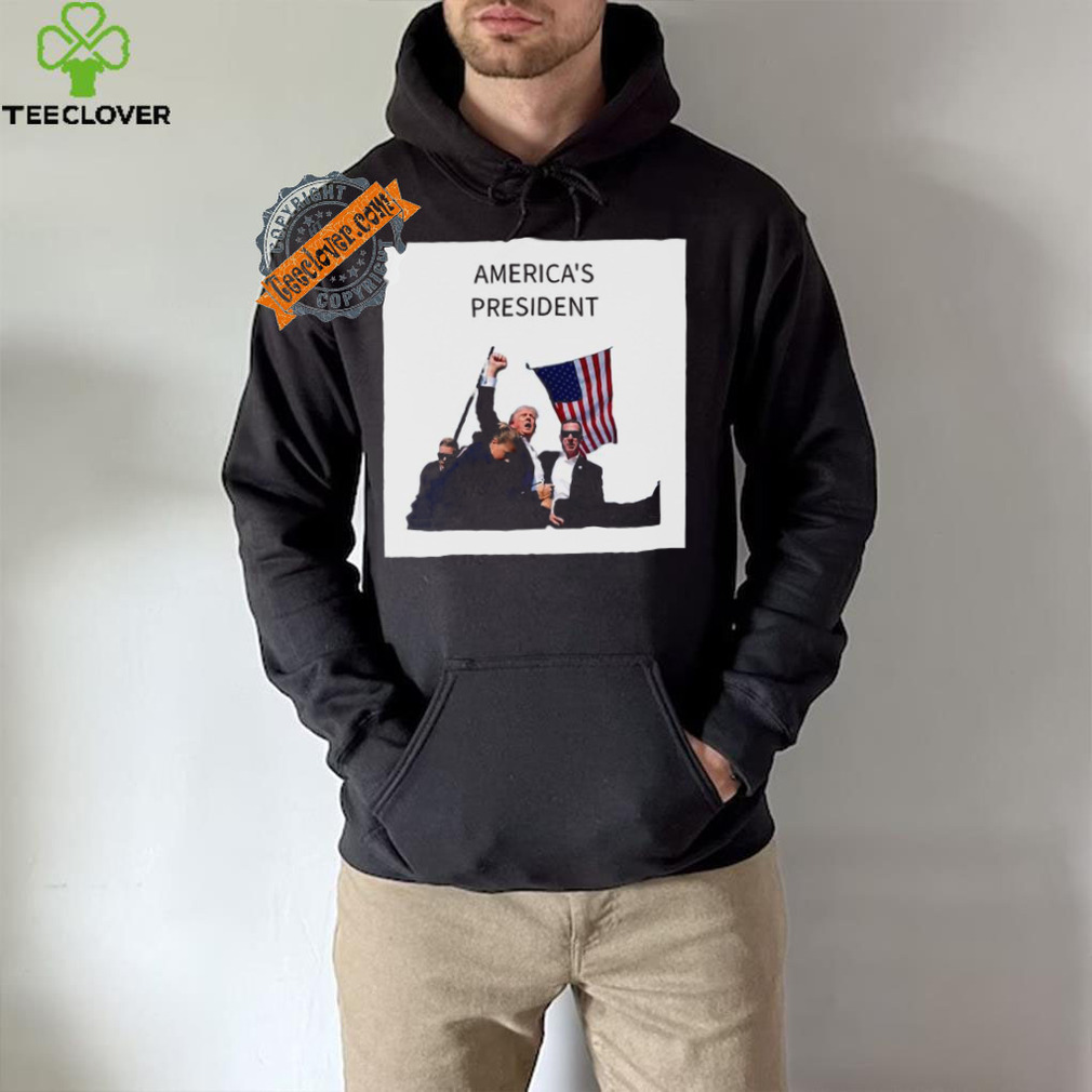 Official AmericaS President Trump Fist In Air T Shirt Official AmericaS President Trump Fist In Air T Shirt