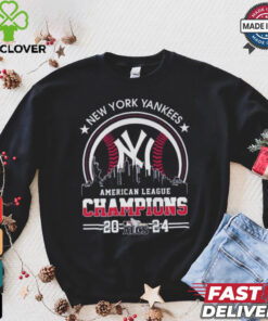 Official American League Champions MLB New York Yankees 2024 Skyline World Champions Shirt