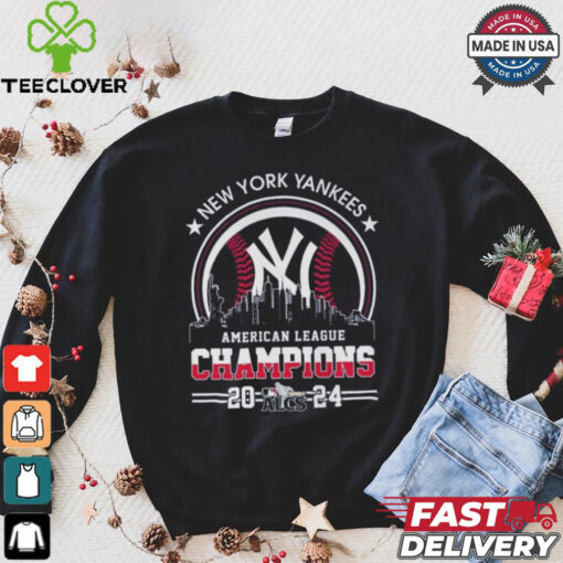 Official American League Champions MLB New York Yankees 2024 Skyline World Champions Shirt