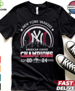 Official American League Champions MLB New York Yankees 2024 Skyline World Champions Shirt