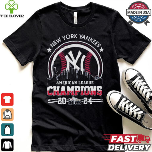 Official American League Champions MLB New York Yankees 2024 Skyline World Champions Shirt