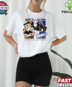 Official American League Divisional San Diego Padres vs Los Angeles Dodgers mascot shirt