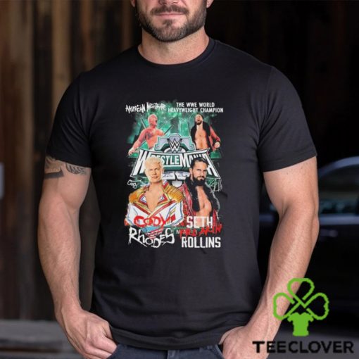 Official American Nightmare The WWE World Heavyweight Champion Cody Rhodes vs Seth Rollins Shirt