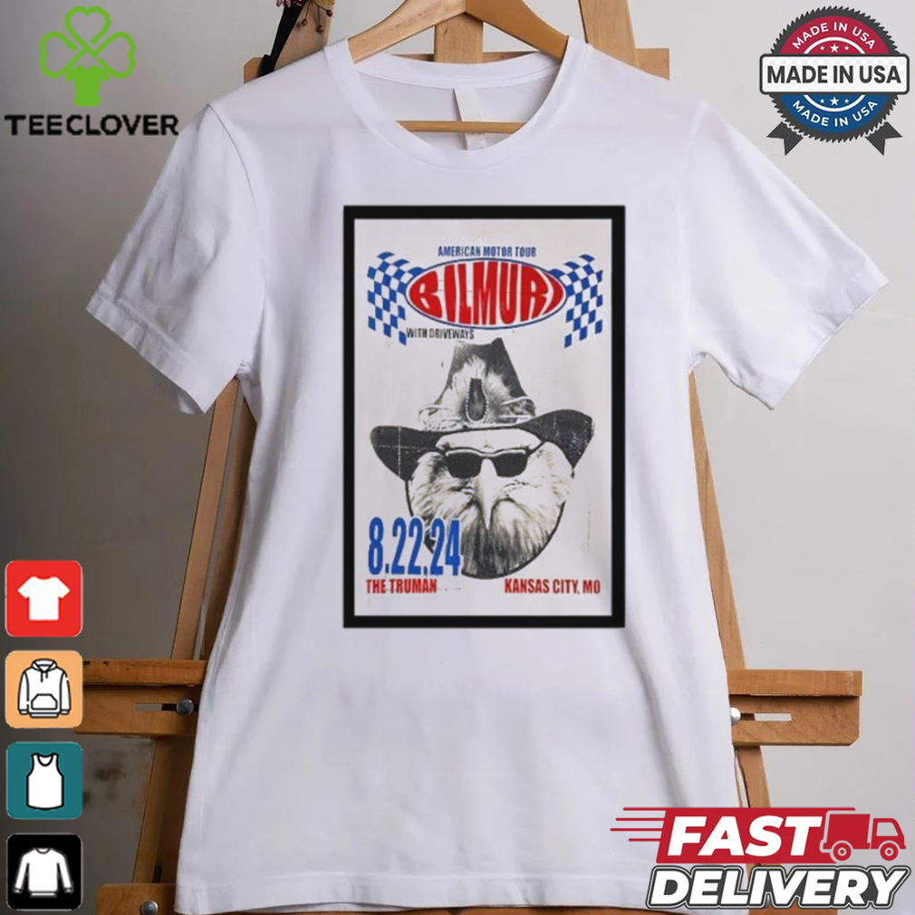 Official American motor tour bilmurI 8.22.24 the truman Kansas city mo poster shirt Official American motor tour bilmurI 8.22.24 the truman Kansas city mo poster shirt