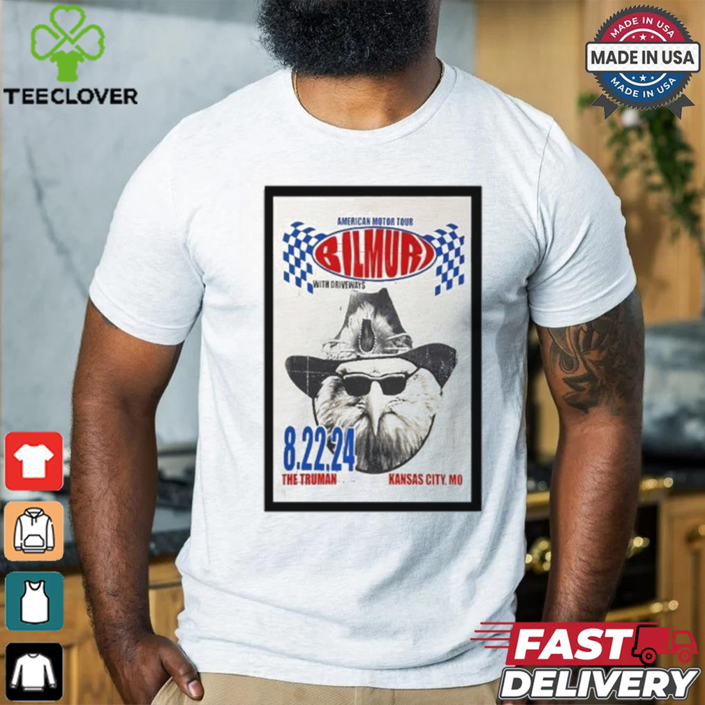 Official American motor tour bilmurI 8.22.24 the truman Kansas city mo poster shirt Official American motor tour bilmurI 8.22.24 the truman Kansas city mo poster shirt