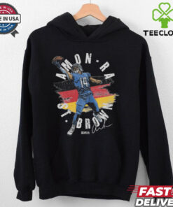 Official Amon Ra St. Brown Detroit Lions NFL Germany Flag Signature t shirt