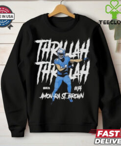 Official Amon Ra St. Brown Detroit Lions Thrilla Shirt