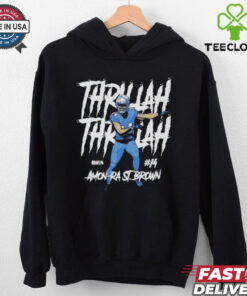 Official Amon Ra St. Brown Detroit Lions Thrilla Shirt