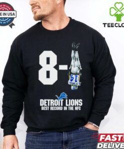 Official Amon Ra St. Brown NFL The Detroit Lions improves to 8 1 Houston Texans Best Record In The NFC Poster t shirt