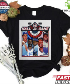 Official Amos Otis, Willie Wilson, Frank White, Hal McRae and John Mayberry Hall of Game MLB Poster t shirt