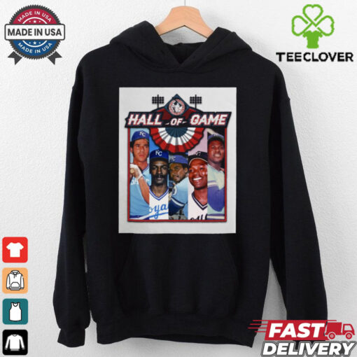 Official Amos Otis, Willie Wilson, Frank White, Hal McRae and John Mayberry Hall of Game MLB Poster t shirt