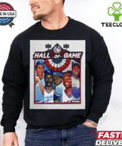 Official Amos Otis, Willie Wilson, Frank White, Hal McRae and John Mayberry Hall of Game MLB Poster t shirt