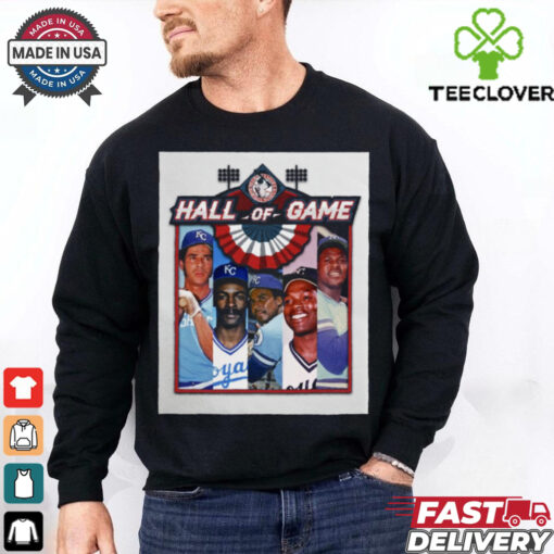 Official Amos Otis, Willie Wilson, Frank White, Hal McRae and John Mayberry Hall of Game MLB Poster t shirt