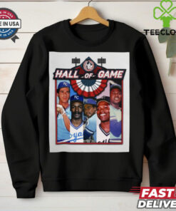 Official Amos Otis, Willie Wilson, Frank White, Hal McRae and John Mayberry Hall of Game MLB Poster t shirt