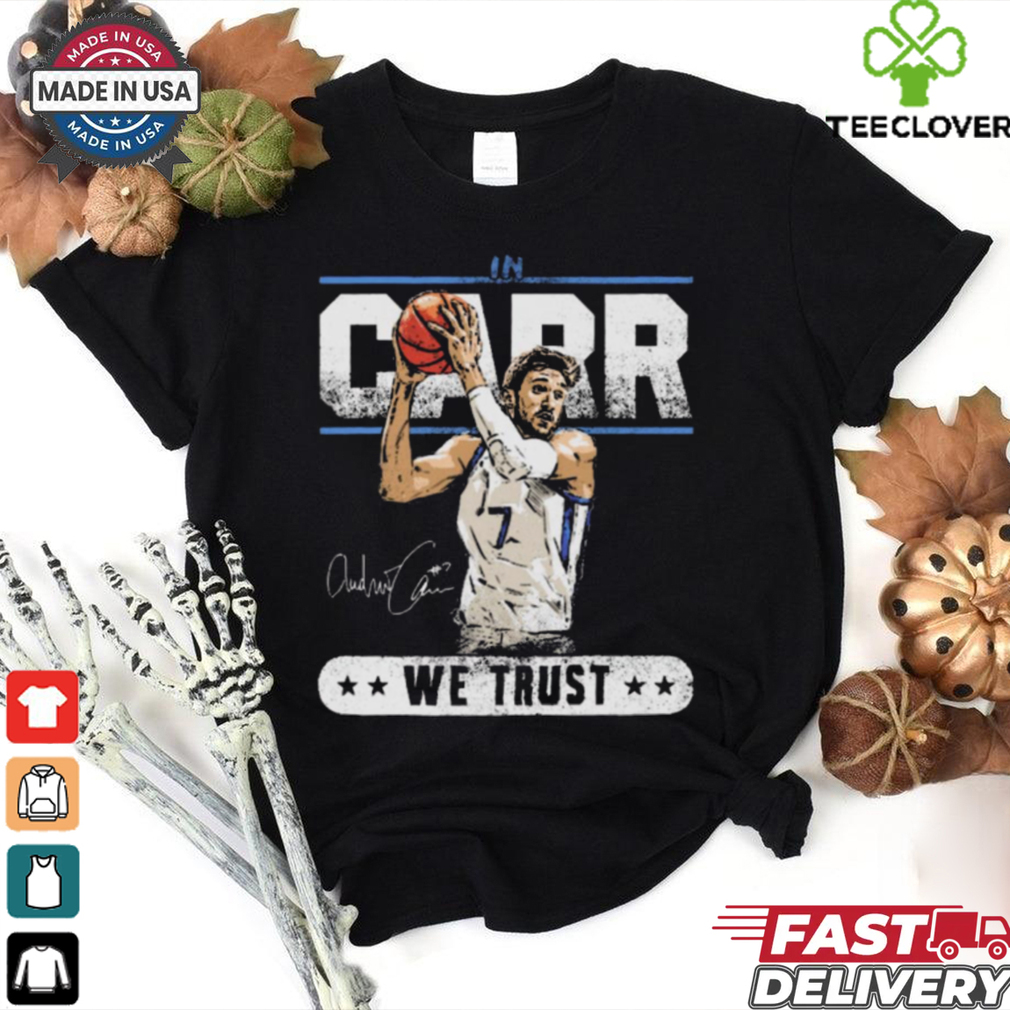 Official Andrew Carr We Trust Kentucky Wildcats Signature t shirt Official Andrew Carr We Trust Kentucky Wildcats Signature t shirt