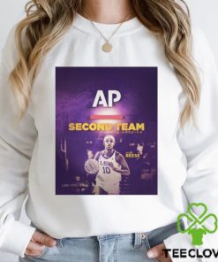 Official Angel Reese LSU Women’s Basketball Is On The Associated Press Second Team All America T shirt